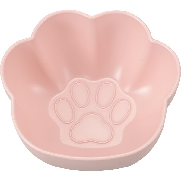 キャッテ　にくきゅう　抗菌ボウル ピンク 74766の画像