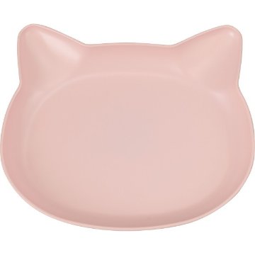 キャッテ　ねこ　抗菌ランチプレート　 ピンク 74719の画像