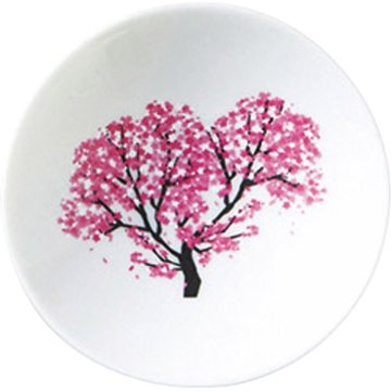 冷感　白平盃ペアセット 桜 J0100-001-00の画像