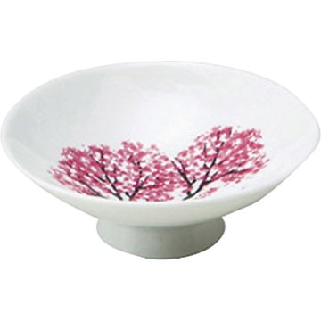 冷感　白平盃ペアセット 桜 J0100-001-00の画像