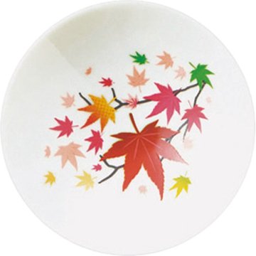 冷感　白平盃ペアセット 紅葉 J0100-016-00の画像
