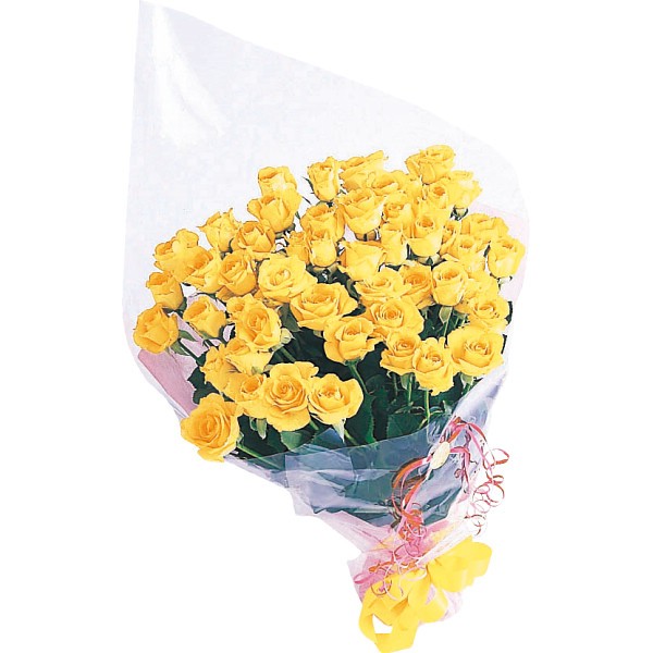 バラの花束　２１本から１００本までのお申し込み イエロー 19YL21-100の画像