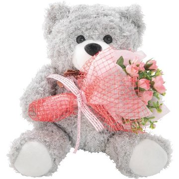 フラワーベア　くまのきもち ブーケ ncr-flobear-bqの画像