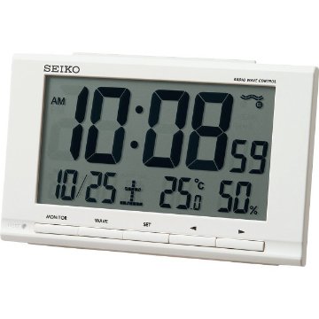 セイコー　電波デジタル目覚まし時計　 １〜５９個 SQ789Wの画像