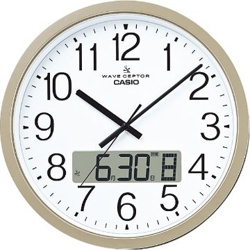 カシオ　電波掛時計 IC-4100J-9JFの画像