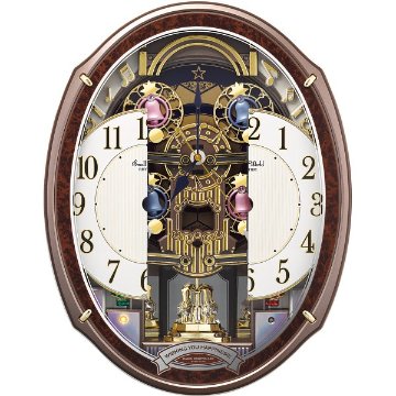 スモールワールド　メロディ電波からくり掛時計（４８曲入） 4MN545RH23の画像