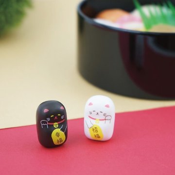 起き上がり箸置き まねきねこ EX-3379の画像