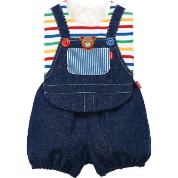 ミキハウス　スタイ・ブルマセット マルチカラー 14-7902-456の画像