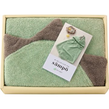 ｓａｍｐｏ−さんぽ−　オーガニックバスポンチョ かいじゅう 42030の画像