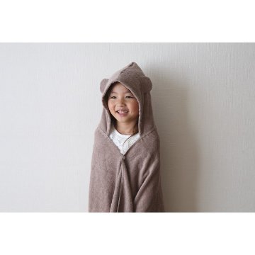 ｓａｍｐｏ−さんぽ−　オーガニックバスポンチョ くま 42040の画像