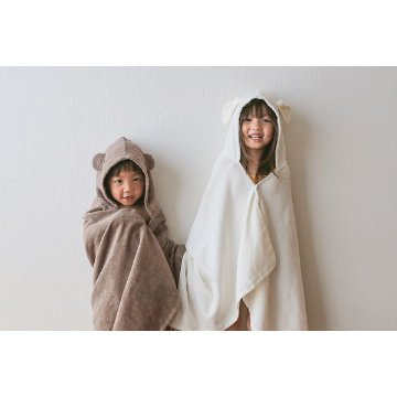 ｓａｍｐｏ−さんぽ−　オーガニックバスポンチョ くま 42040の画像