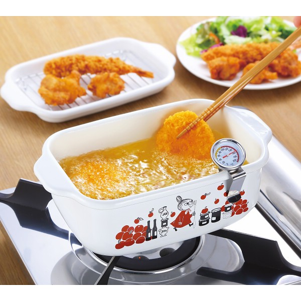 リトルミイ　ちいさなごちそう　角型天ぷら鍋 SHMTTPｰ20K.Wの画像