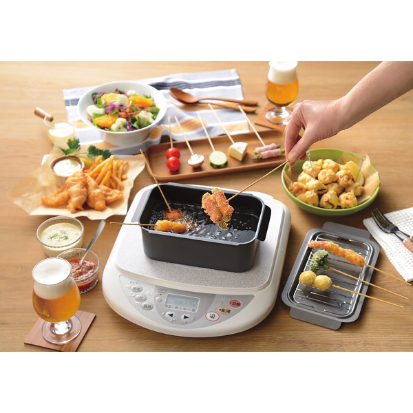 ポコフリット　角型揚げ鍋（アミ付） RB-2700の画像