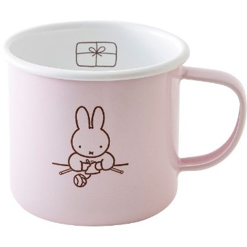 富士ホーロー　ミッフィーパステルマグ（８ｃｍ） ピンク MFP-8MG.Pの画像