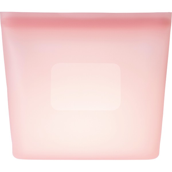 シリコーン保存バッグ　薄型（７００ｍｌ） オールドラズベリー 000DH6310の画像