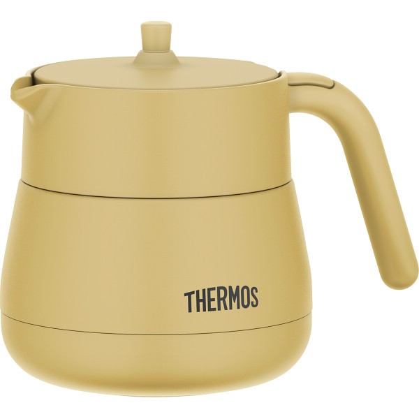サーモス　ティーポット（４５０ｍｌ） ベージュ TTE-450BEの画像