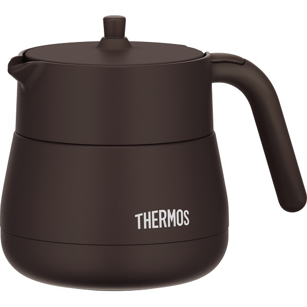 サーモス　ティーポット（４５０ｍｌ） ブラウン TTE-450BWの画像