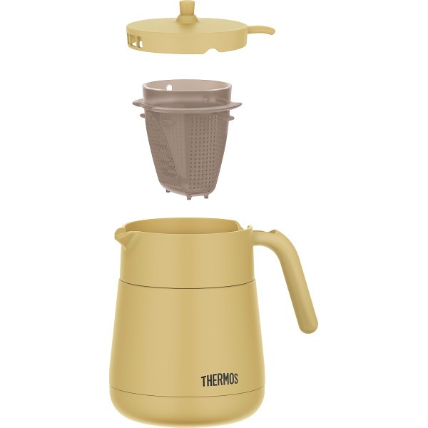 サーモス　ティーポット（７００ｍｌ） ベージュ TTE-700BEの画像
