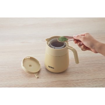 サーモス　ティーポット（７００ｍｌ） ベージュ TTE-700BEの画像