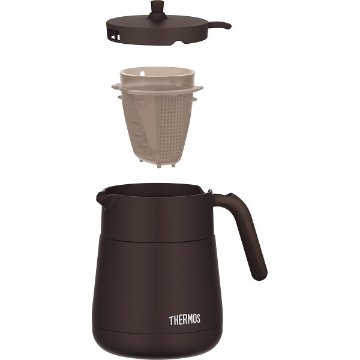 サーモス　ティーポット（７００ｍｌ） ブラウン TTE-700BWの画像