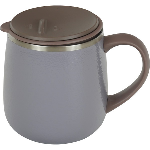 フォルテック　オフィスマグ（３５０ｍｌ） グレー RH-1679の画像