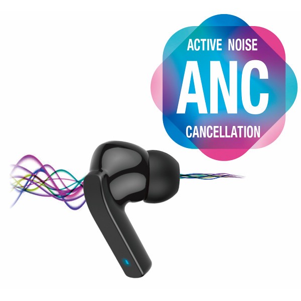 カシムラ　完全ワイヤレスステレオイヤホン　外音取込／ＡＮＣ　ＢＫ BL-113の画像