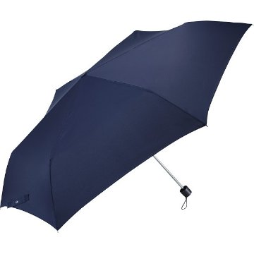 ウォーターフロント　キューダス（Ｒ）ビッグサイズ折りたたみ傘６３ｃｍ ダークネイビー U363-1260DN1-B6の画像