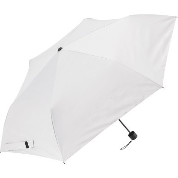 ウォーターフロント　ＺＥＮＴＥＮＫＯＵ折たたみ傘５５ｃｍ スモーキーホワイト S355-1127WH1-BBの画像