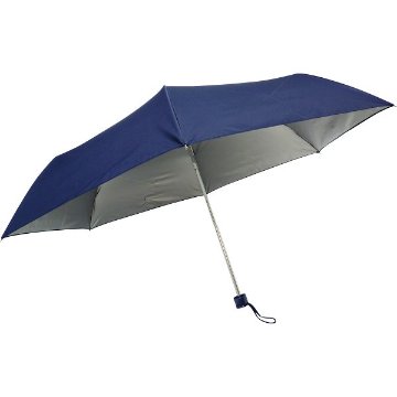 ＵＶ晴雨兼用　耐風式軽量ミニ傘 ネイビー 6337-NVの画像