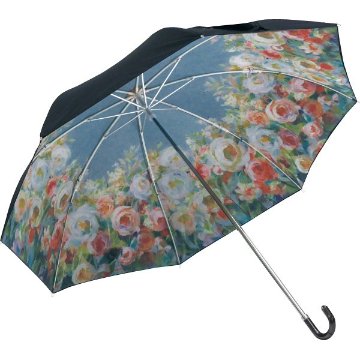 アーチストブルーム　折りたたみ傘（晴雨兼用） ジョイオブガーデン AB-02702の画像