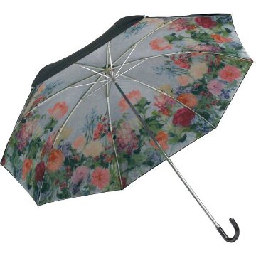 アーチストブルーム　折りたたみ傘（晴雨兼用） カッティングガーデン AB-02704の画像