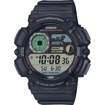 カシオ　スポーツウォッチ ブラック WS1500H1AJFの画像