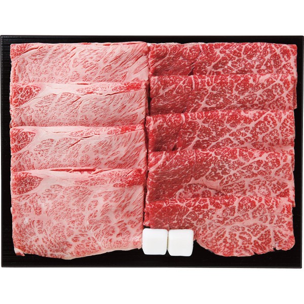 仙台牛　肩ロース・モモ　すき焼き食べ比べセット（計８００ｇ） 1713352の画像