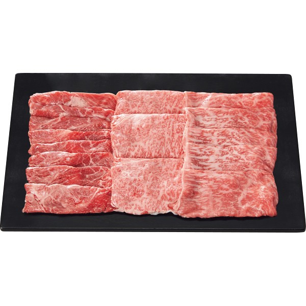 銀座吉澤　松阪牛　モモ・カタ（ウデ）・ロース　すき焼き用（計７００ｇ） 1691814の画像