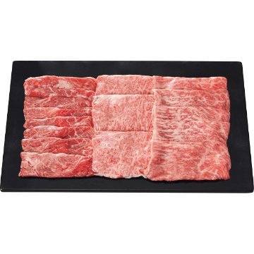 銀座吉澤　松阪牛　モモ・カタ（ウデ）・ロース　すき焼き用（計７００ｇ） 1691814の画像