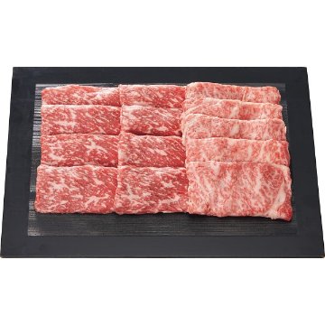 銀座吉澤　黒毛和牛　モモ・肩ロース　すき焼き用（計５５０ｇ） 1625806の画像