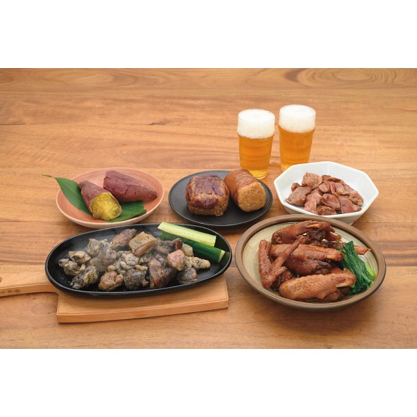 宮崎名物　鶏炭火焼＆肉巻きおにぎり満腹ギフト 1780725の画像