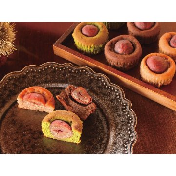 菓心谷常　一粒栗焼きモンブラン（９個） 1745389の画像