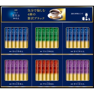 ＡＧＦ　ちょっと贅沢な珈琲店　スティック　ブラックギフト ZSTｰ30Dの画像