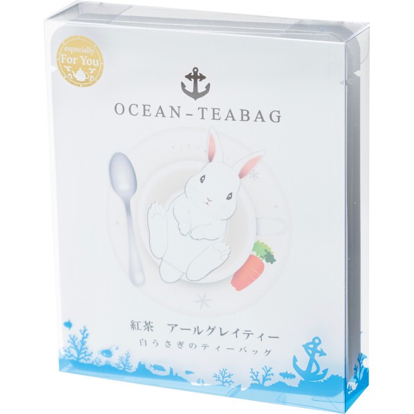 白うさぎのティーバッグ　紅茶セット（３包入）　 D056 の画像