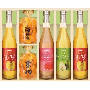 美食ファクトリー　果実のゼリー＆フルーツ飲料セット JUK-55Sの画像