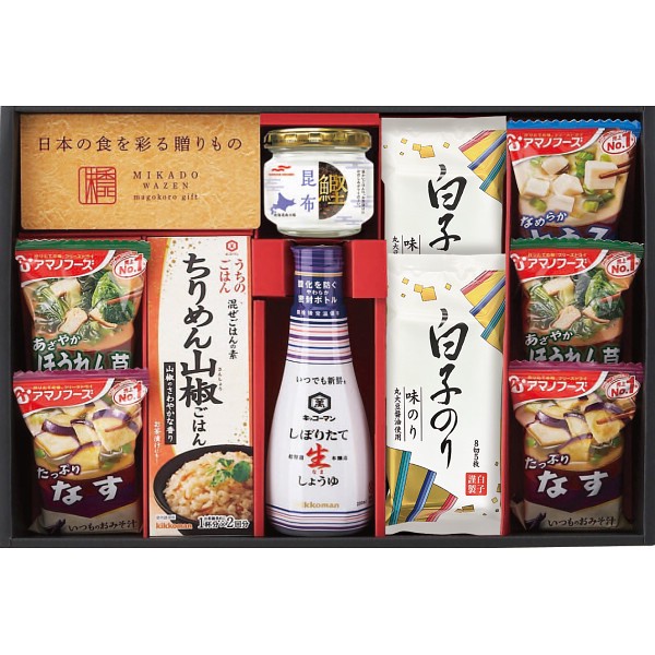 味香門和膳（みかどわぜん）アマノフーズ＆キッコーマン和食詰合せ MKD-25Nの画像