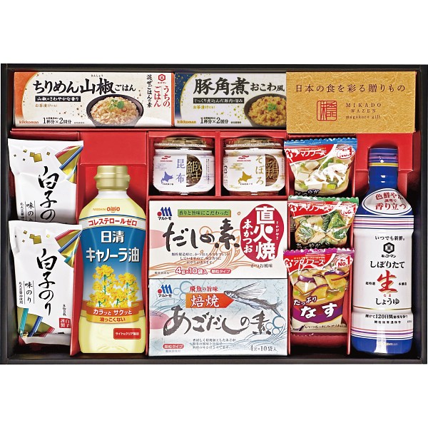 味香門和膳（みかどわぜん）　アマノフーズ＆キッコーマン和食詰合せ MKD-40Bの画像