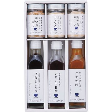 料理家　栗原はるみ監修　調味料６本セット 210Nｰ126の画像