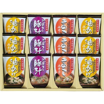 フリーズドライ「お味噌汁３種の味詰合せ」 KF-COの画像