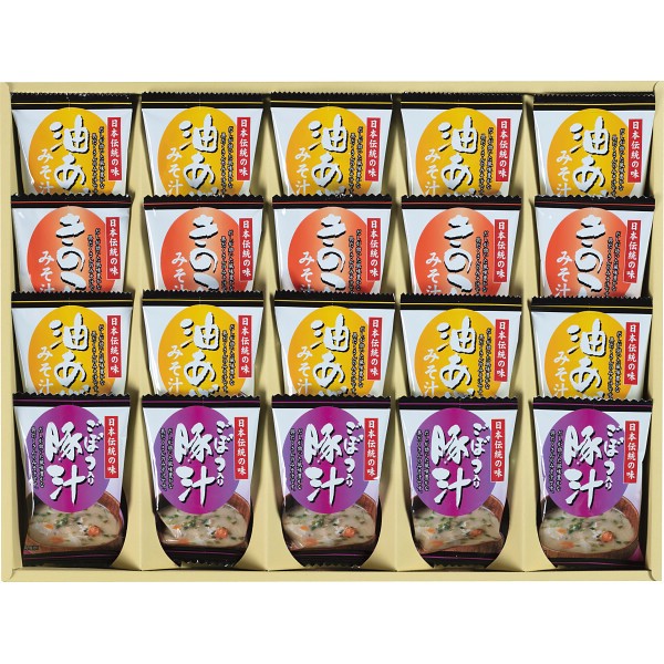 フリーズドライ「お味噌汁３種の味詰合せ」 KF-EOの画像