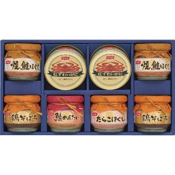 ニッスイ　紅ずわいがに缶詰・びん詰ギフトセット BK-50Dの画像