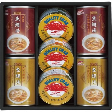 ふかひれスープ・かに缶詰詰合せ FZ-50Sの画像