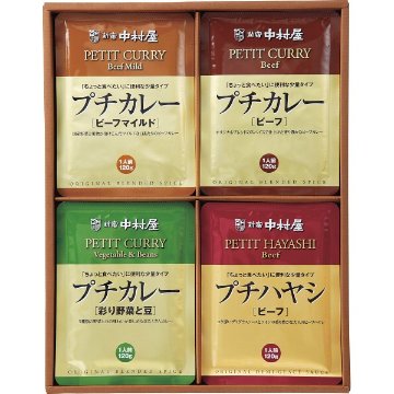 新宿中村屋　プチカレー＆ハヤシセット PCHｰRの画像