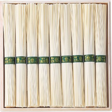 手延素麺揖保乃糸　三段重　２７束 BSM-50Nの画像